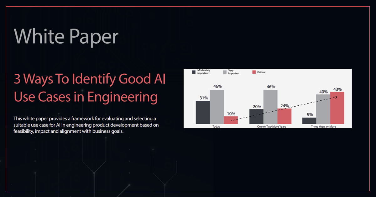 3 Ways To Identify Good AI Use Cases in Engineering White Paper, focused on ai implementation and adopting ai, industry focused looking at world economic forum