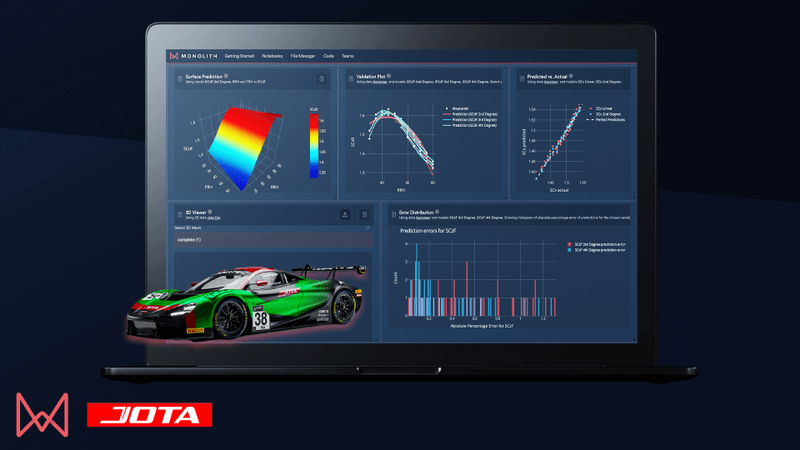 Webinar - Improve Race Car Performance Using Intelligent Algorithms With Jota Sport