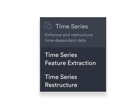 Time-series data support