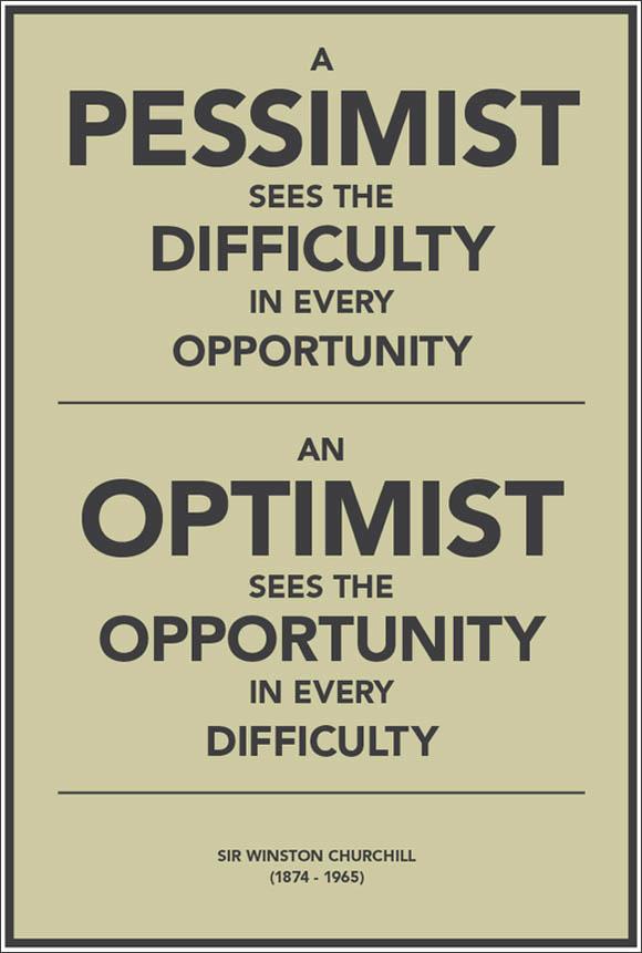 Optimist vs Pessimist 